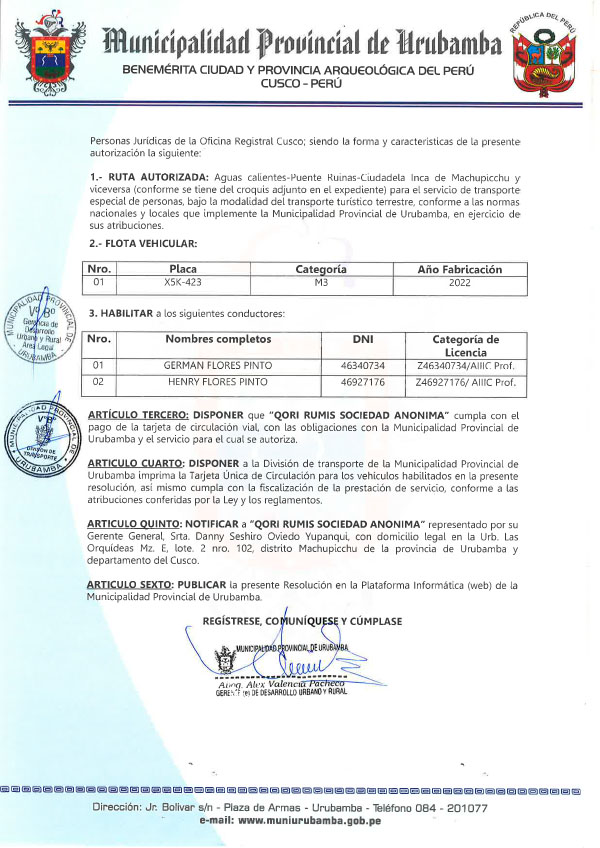 RESOLUCION MPU 669-2022- QRUMIS-3